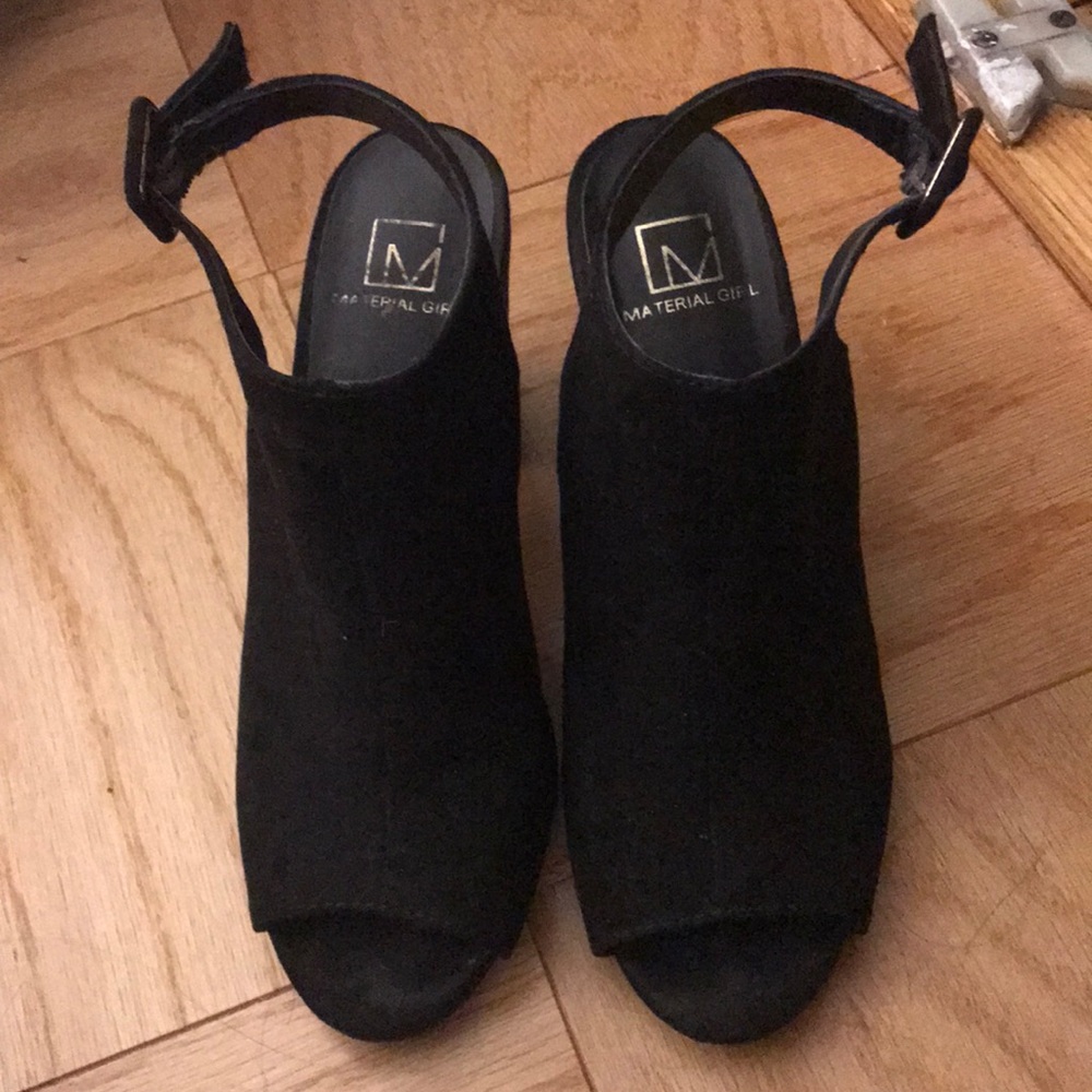 Lightly Worn Material Girl Open toe heeled Shoes